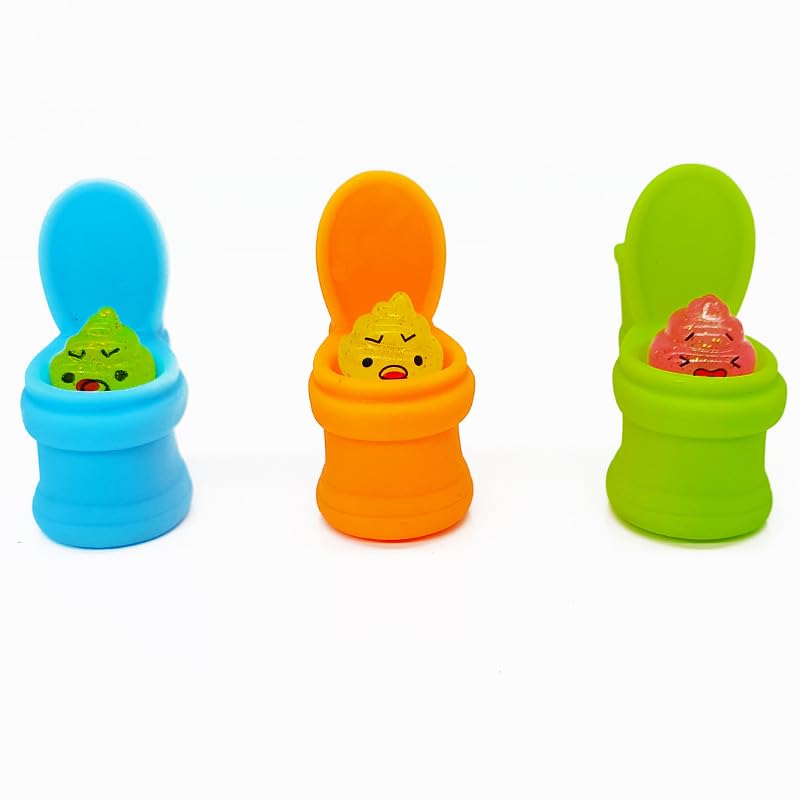 Amazon | Homilius うんち スクイーズ玩具 100個セット ウンチ 便器